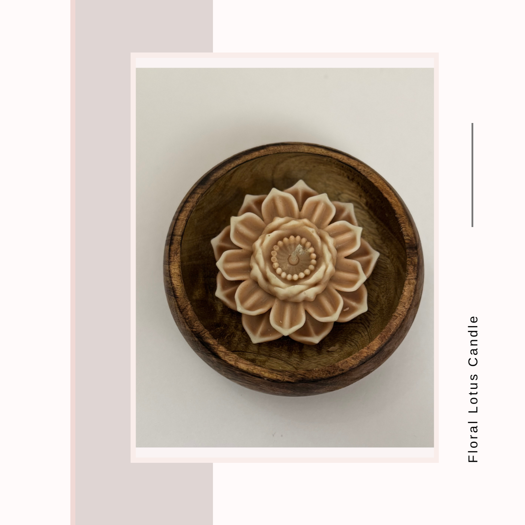 Floral Lotus Candle